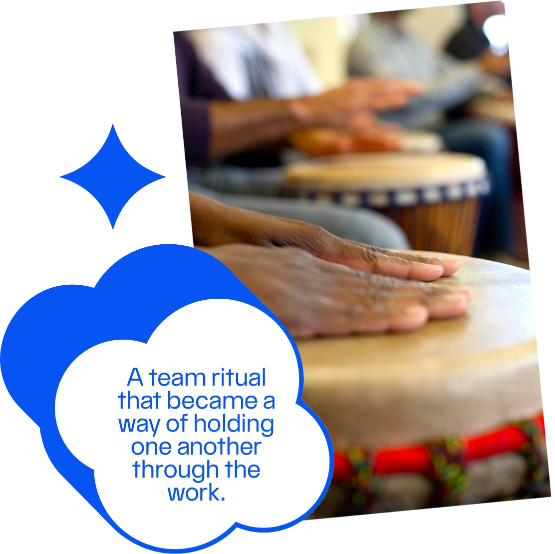 A team ritual that became a way of holding one another through the work.