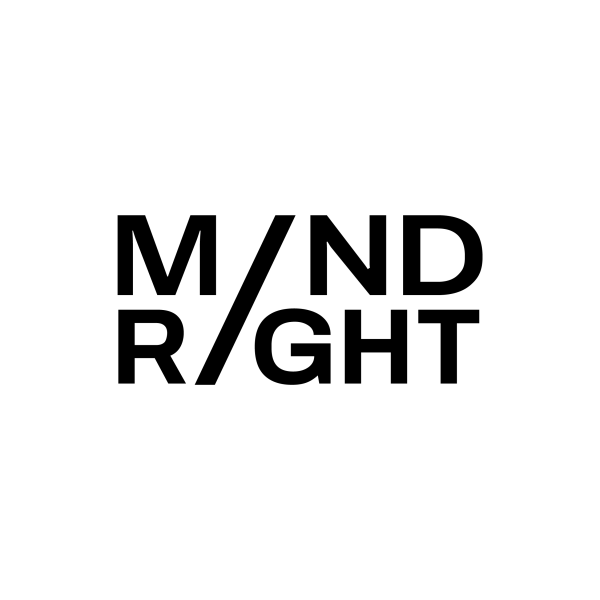 mindright health logo black and white