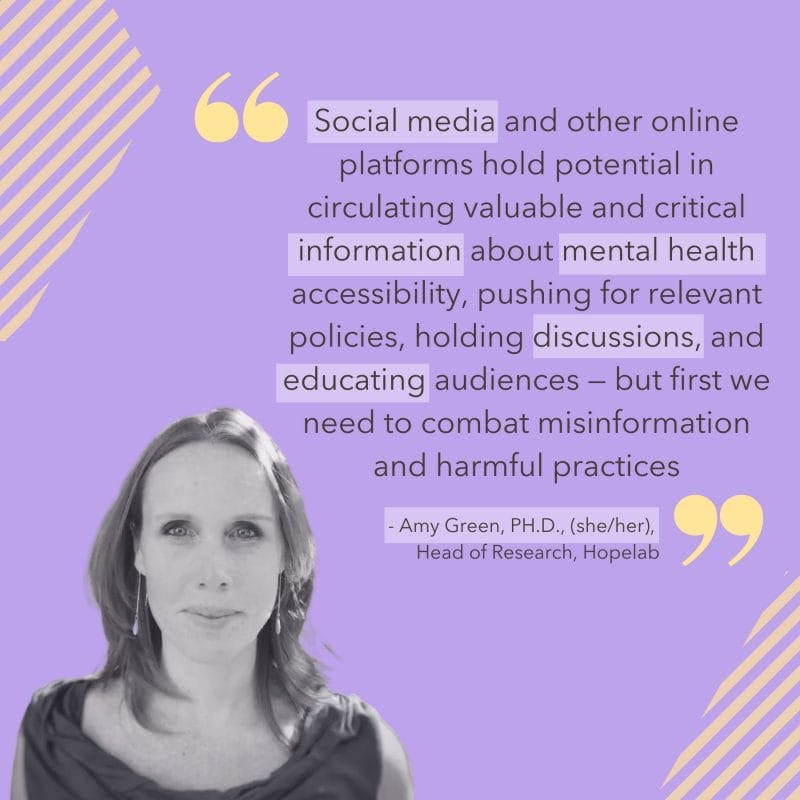 Amy head of research quote on mental health